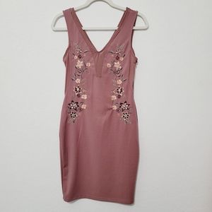 💕 Haute Monde Pink Mini Dress Size Medium